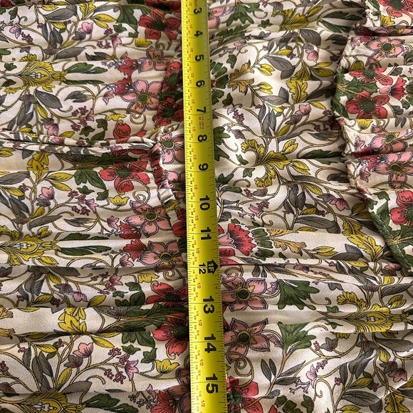 NVME from ASOS CURVE Ivory Floral Dress US 18 UK 22 Plus Size Maxi sundress sun - Picture 6 of 7